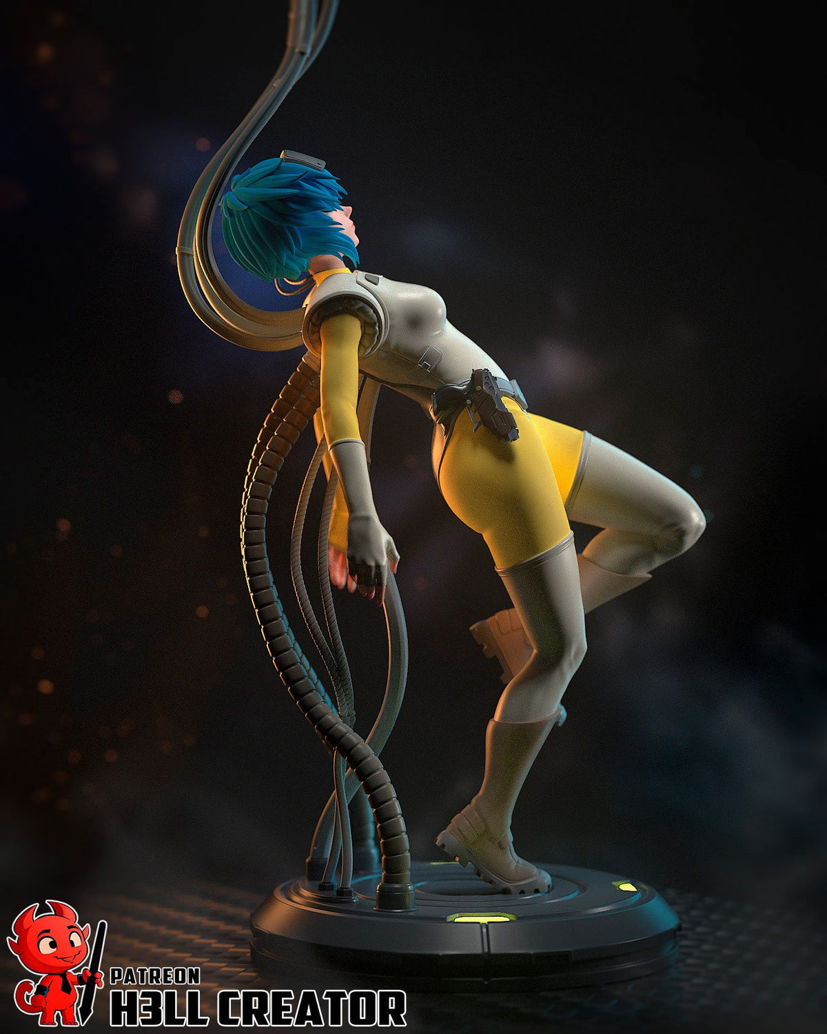 Motoko - Highly Detailed Statue - Fanart