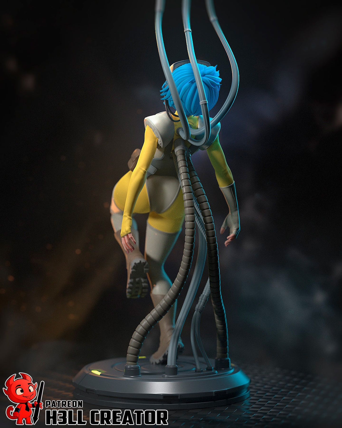 Motoko - Highly Detailed Statue - Fanart