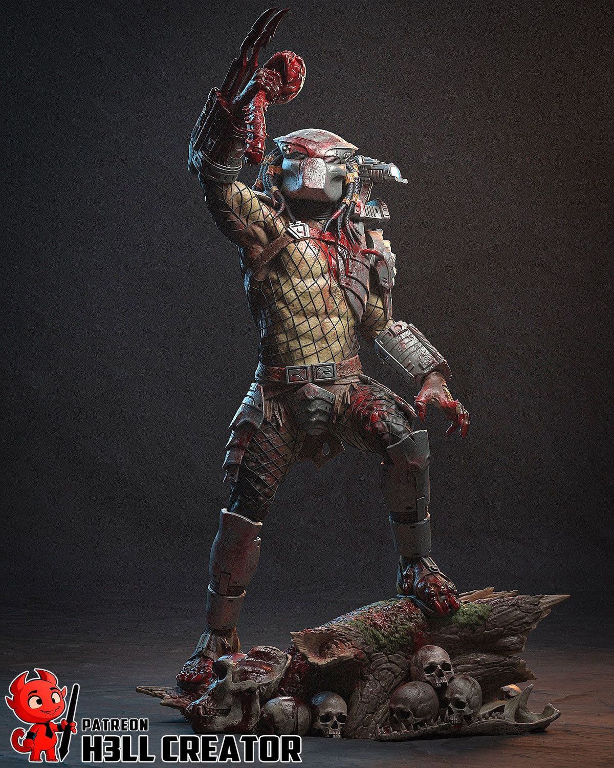 Predator - Highly Detailed Statue - Fanart