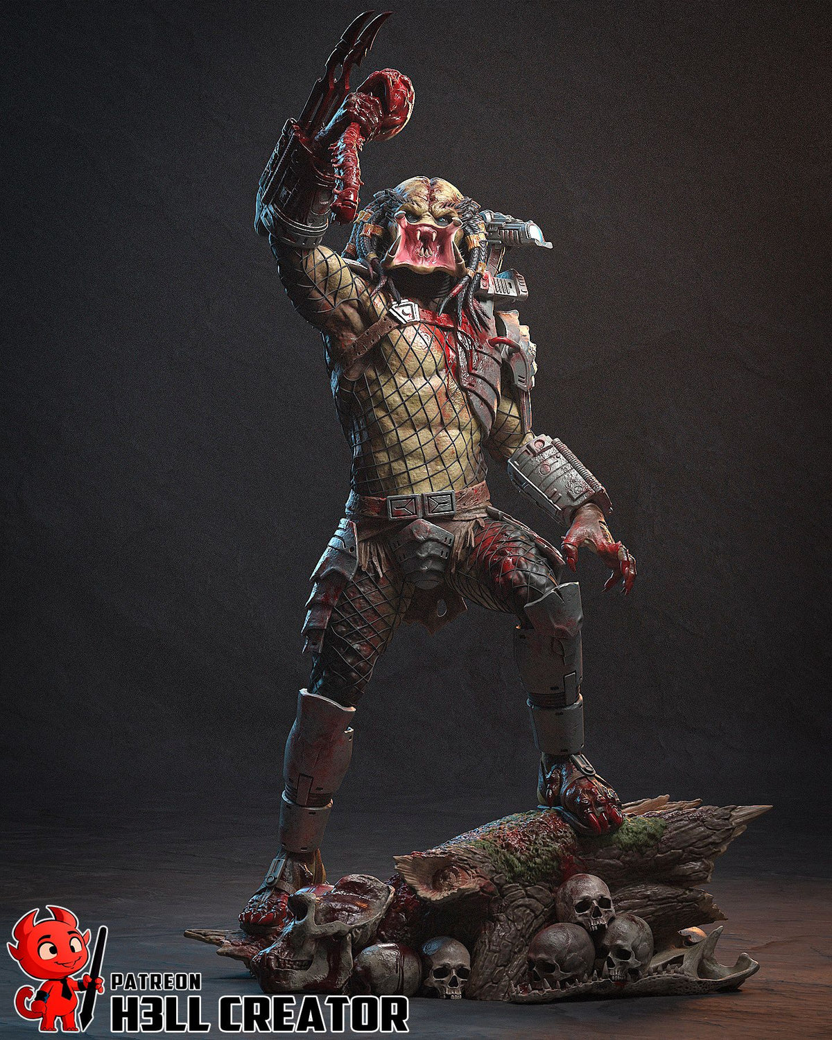 Predator - Highly Detailed Statue - Fanart