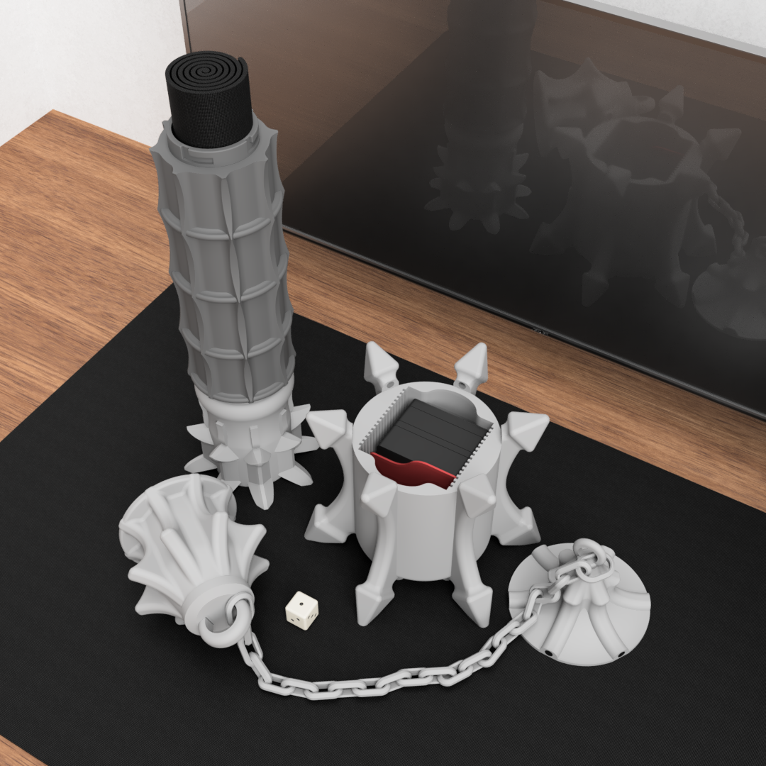 Witch King Flail Mace Pack - Deck Box