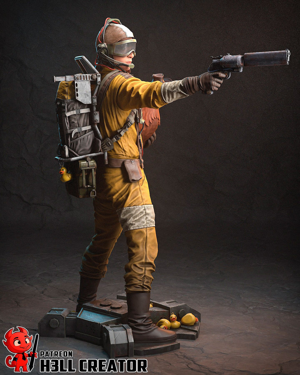 Raider - Highly Detailed Statue - Fanart