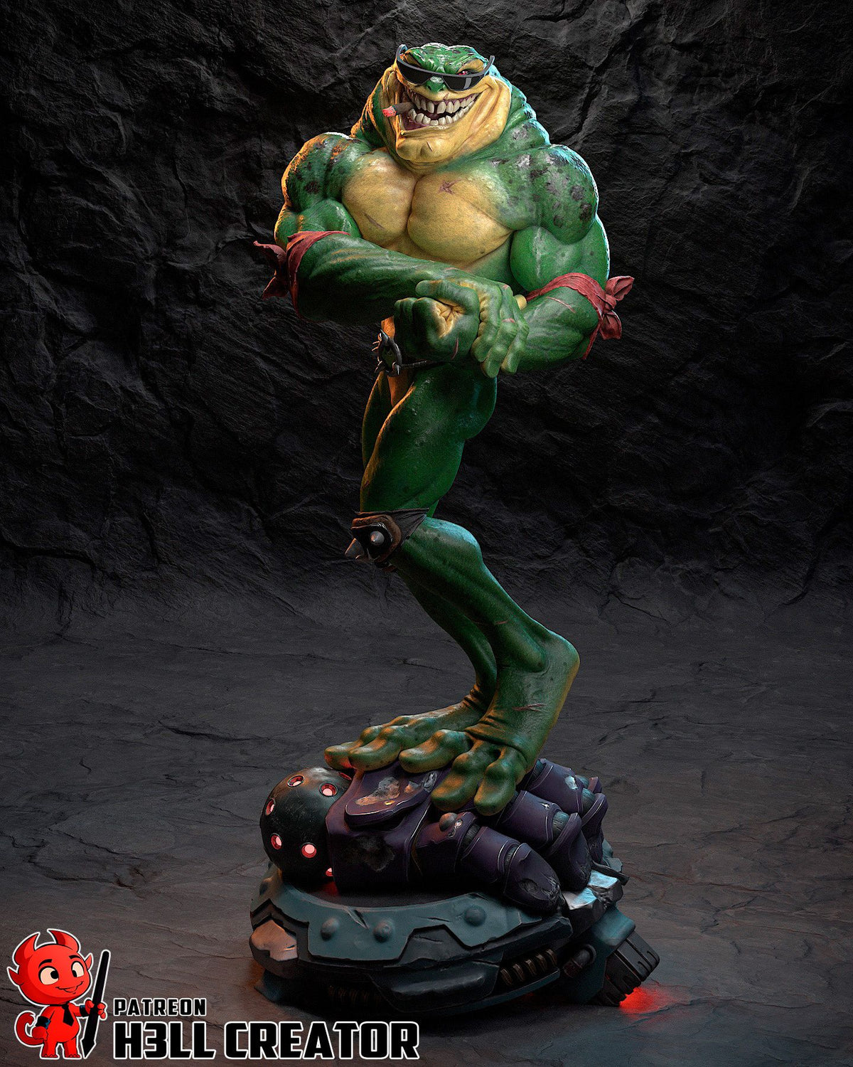 Rash - Highly Detailed Statue - Fanart