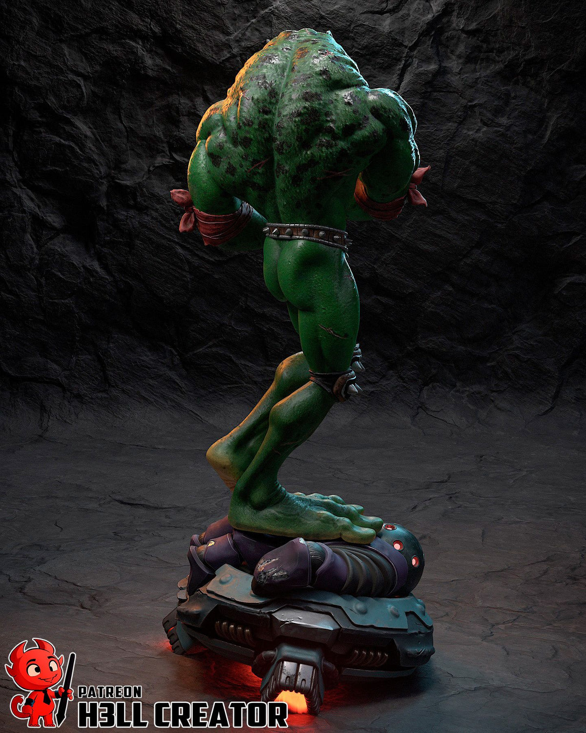 Rash - Highly Detailed Statue - Fanart