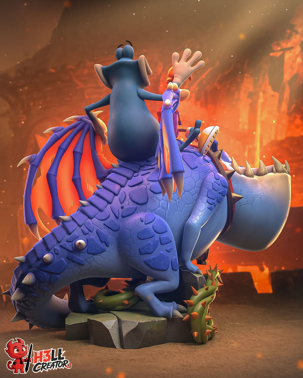 Rayman - Highly Detailed Statue - Fanart