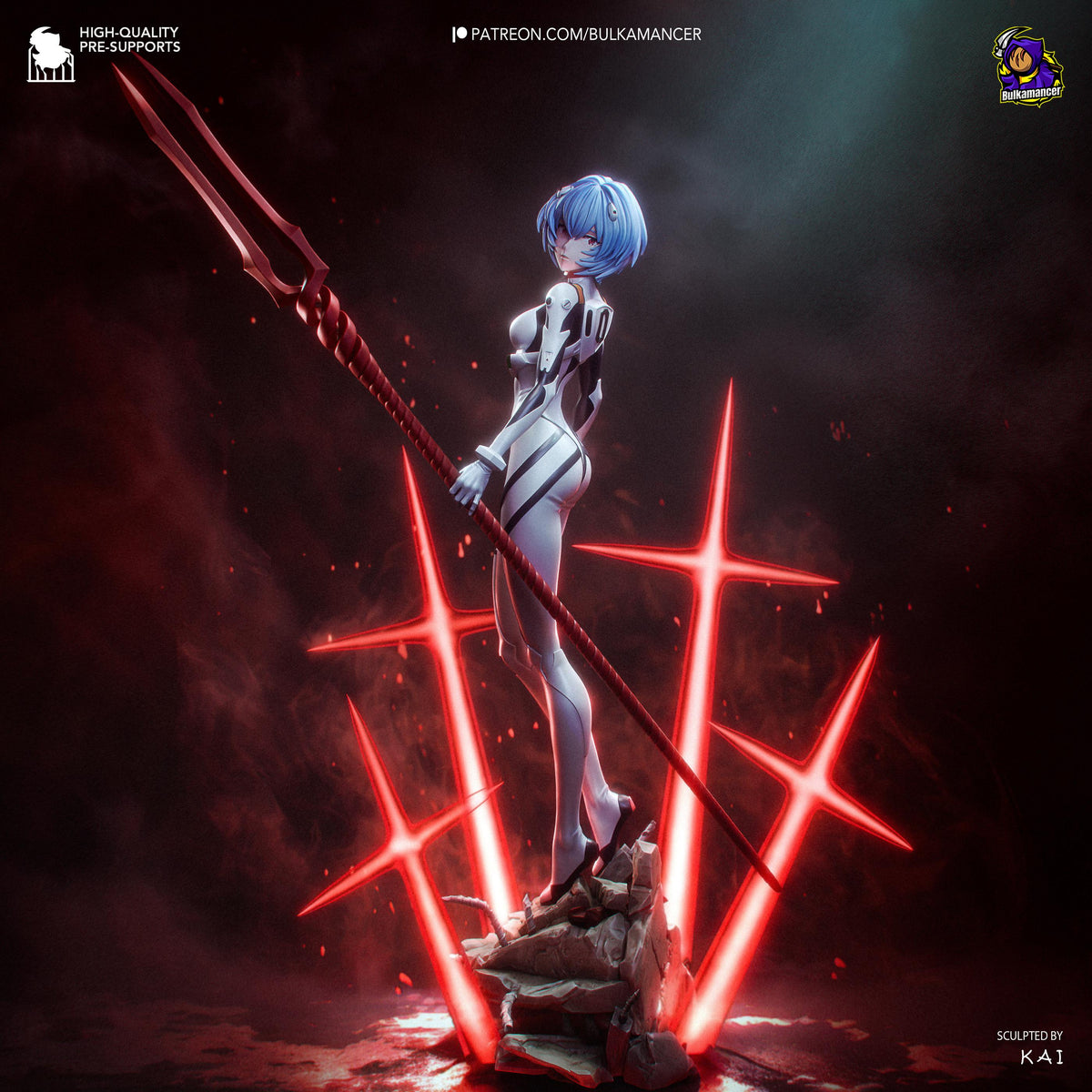 Rei - Highly Detailed Statue - Fanart