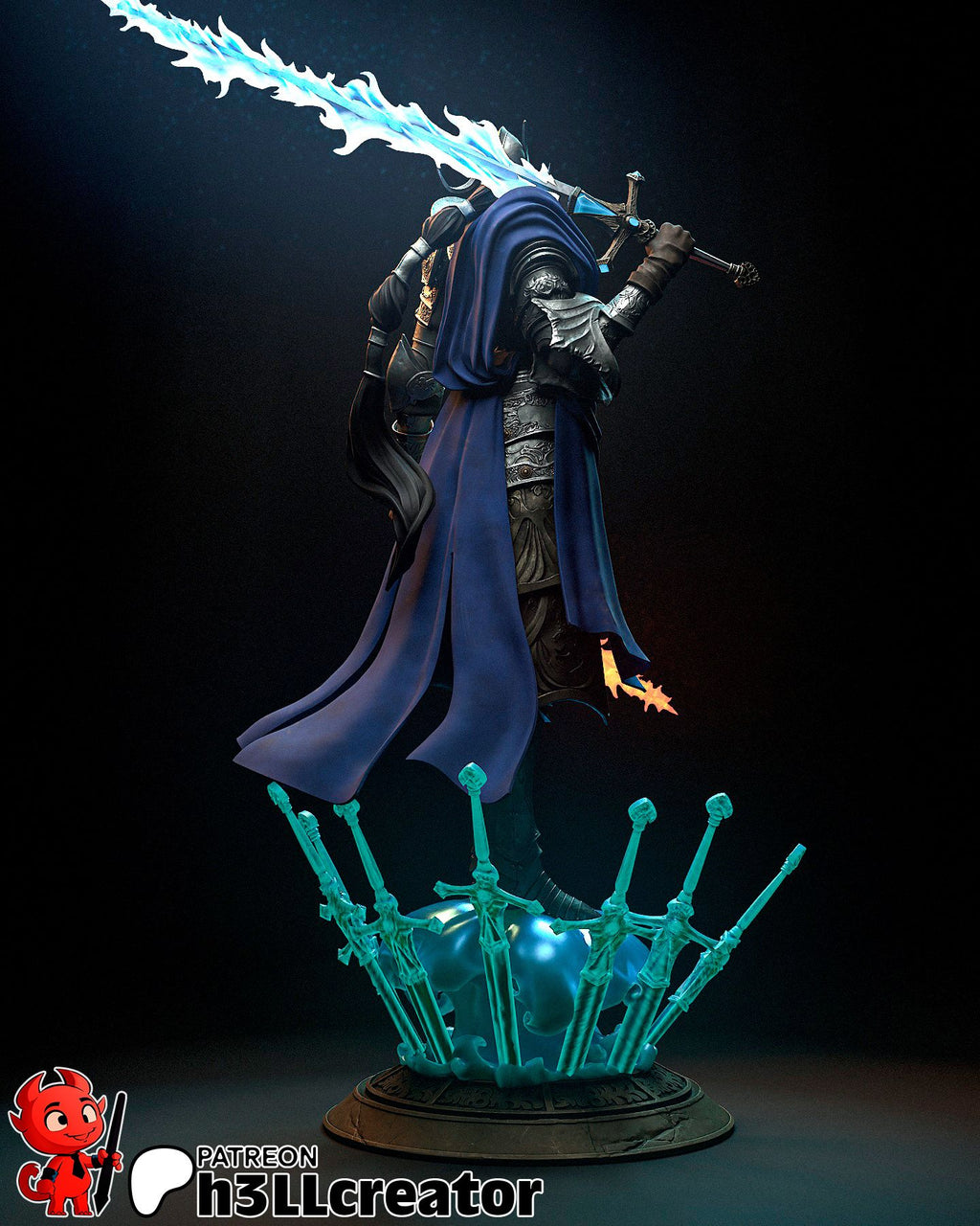 Rellana - Highly Detailed Statue - Fanart