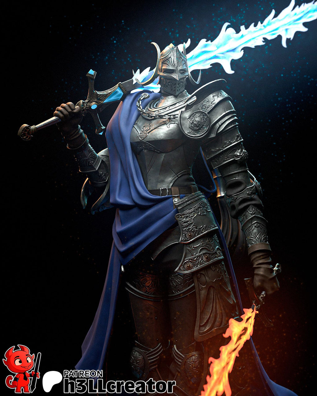 Rellana - Highly Detailed Statue - Fanart