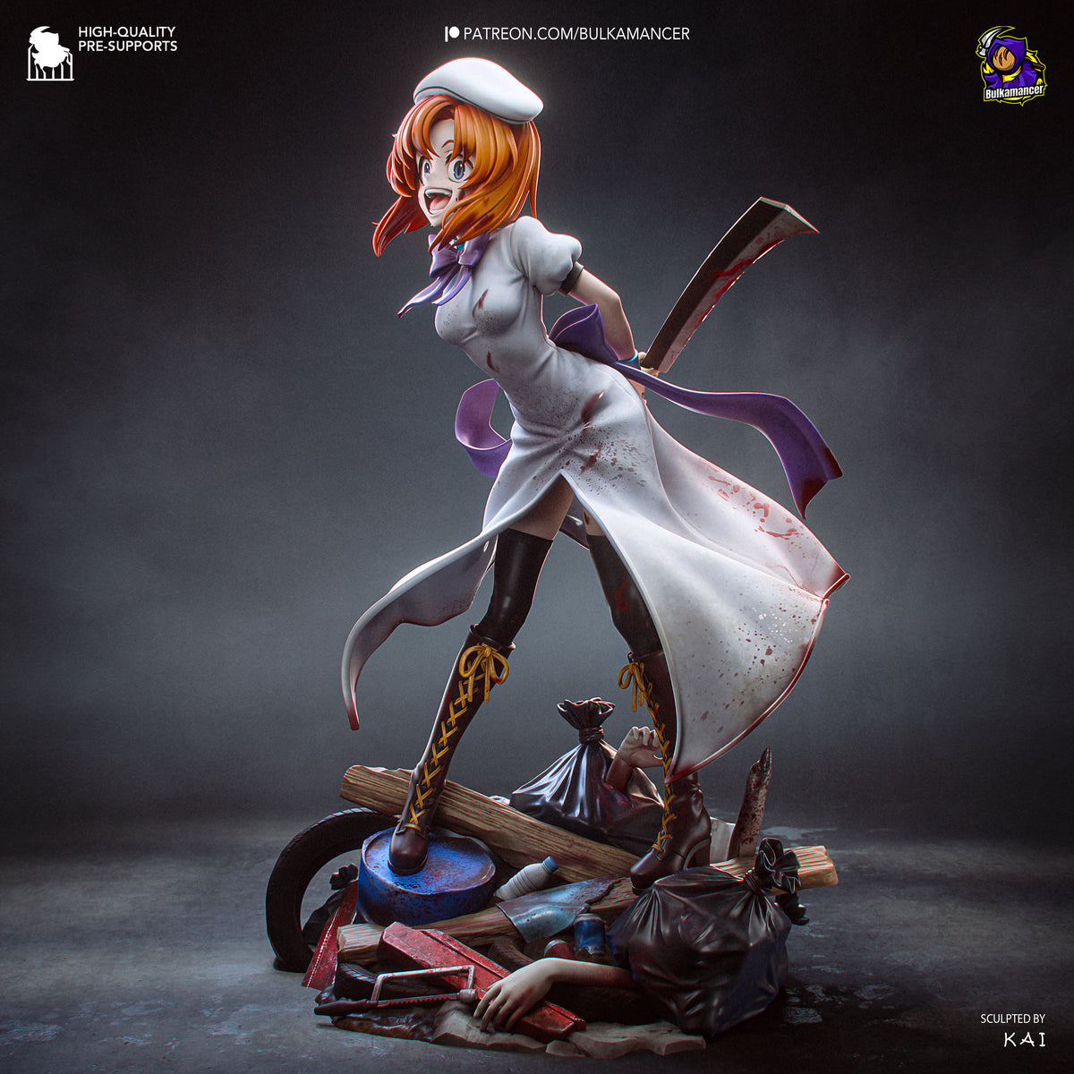 Rena Ryugu - Highly Detailed Statue - Fanart