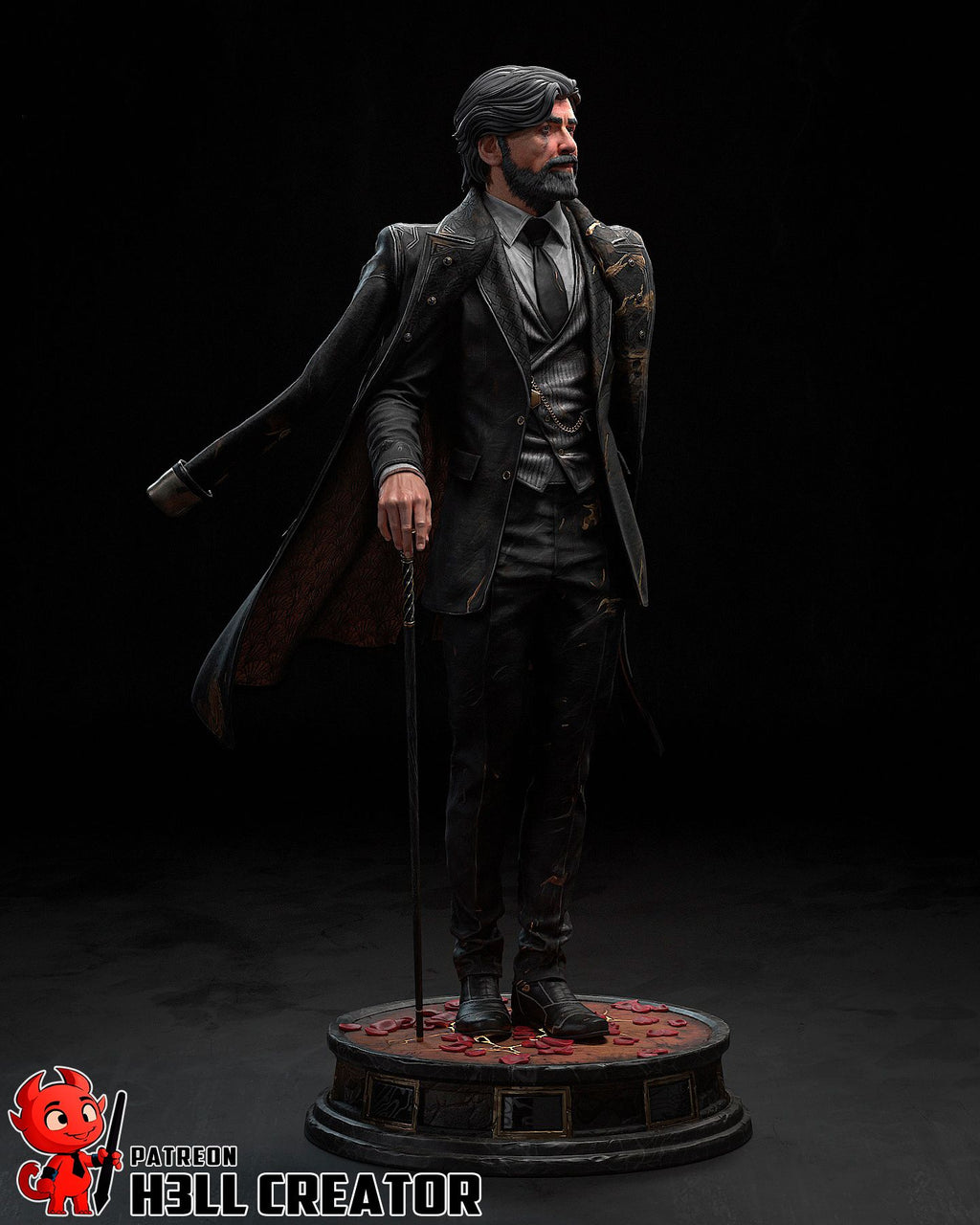 Renoir - Highly Detailed Statue - Fanart