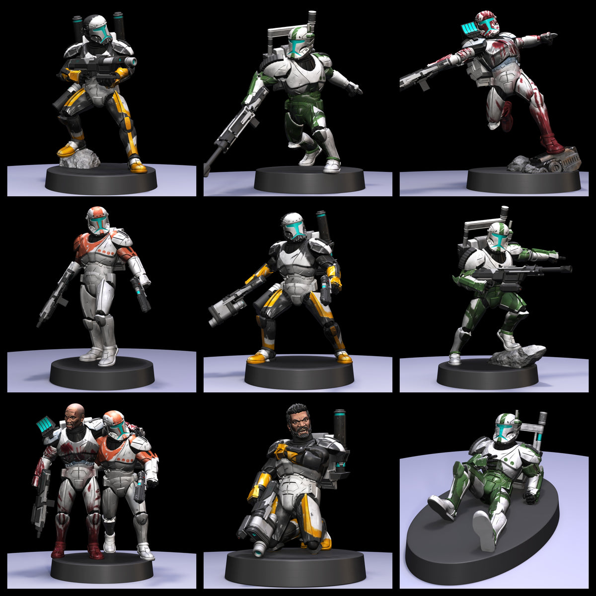 Republic Commando Pack - Miniature
