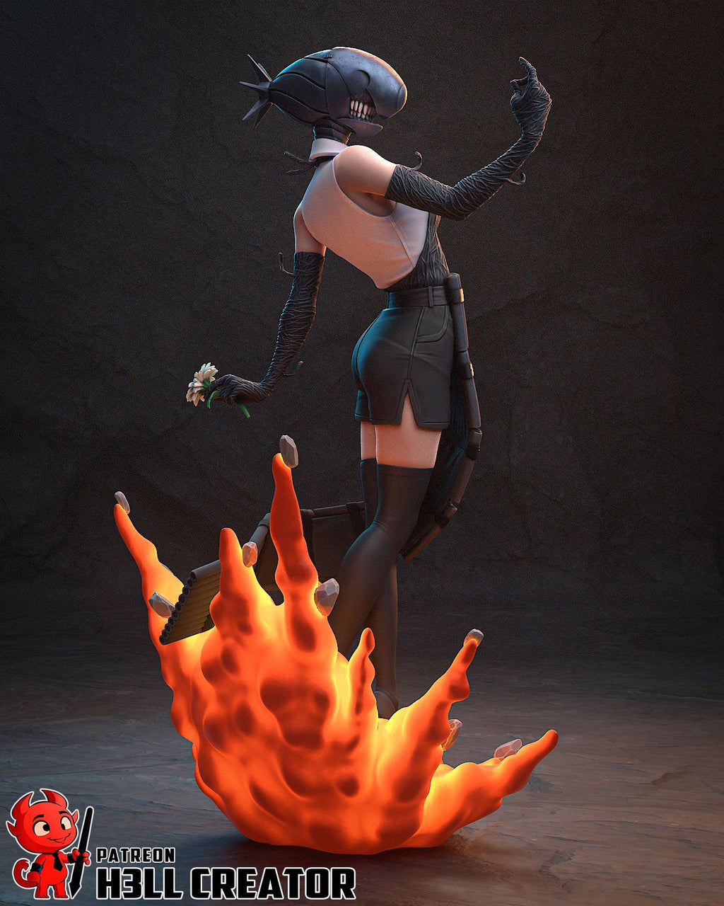 Reze - Highly Detailed Statue - Fanart