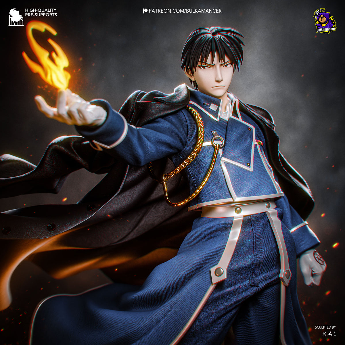 Roy - Highly Detailed Statue - Fanart