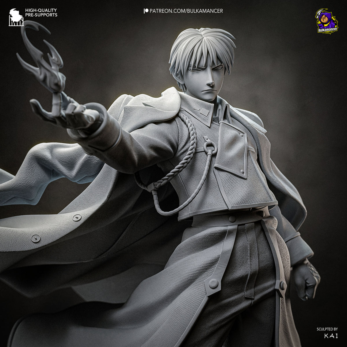 Roy - Highly Detailed Statue - Fanart