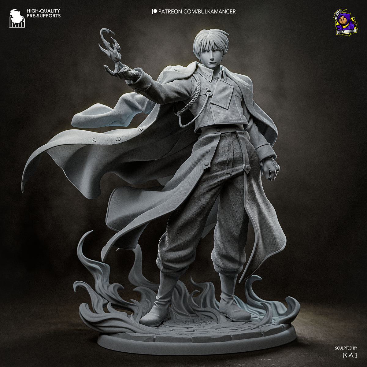 Roy - Highly Detailed Statue - Fanart