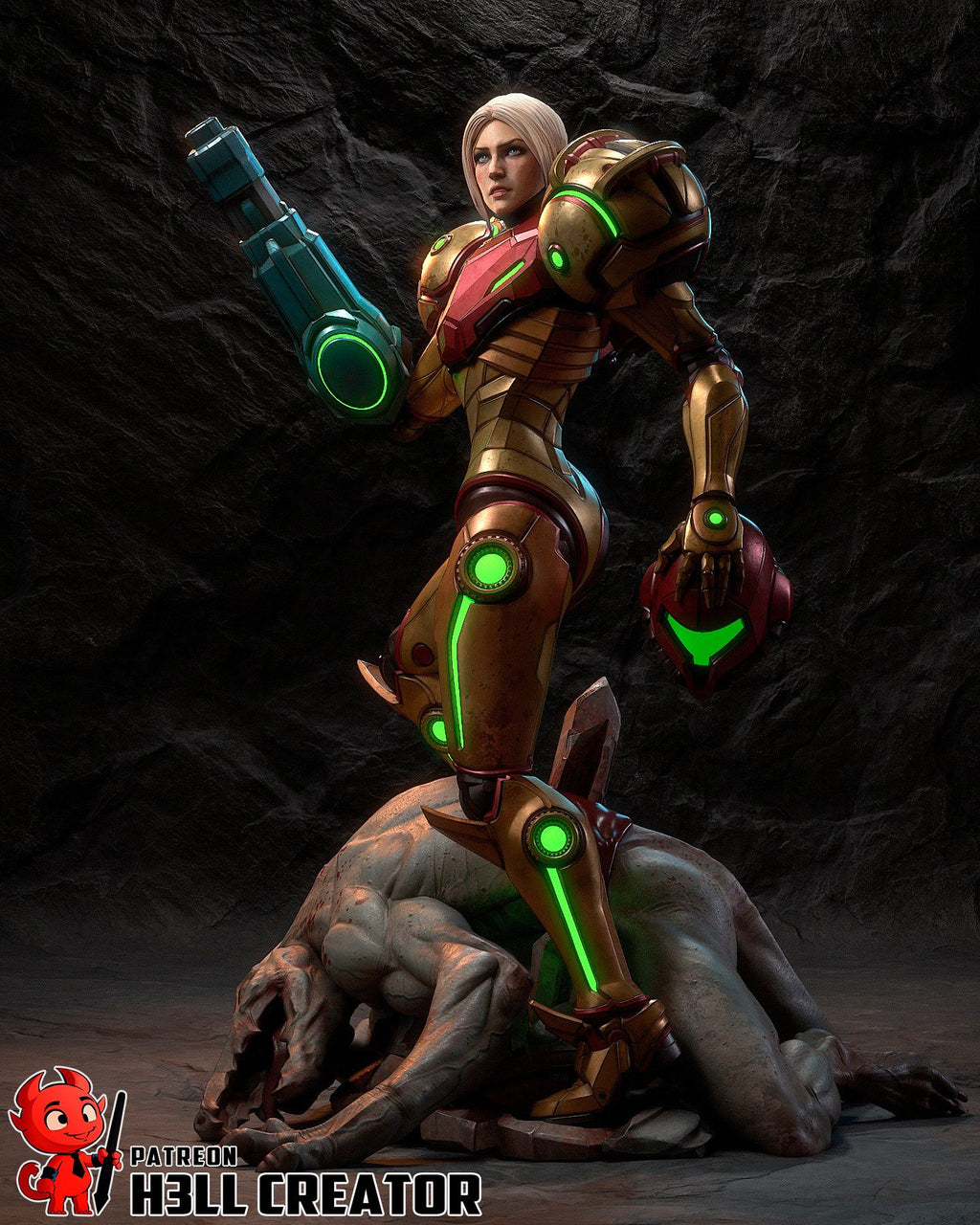 Samus - Highly Detailed Statue - Fanart