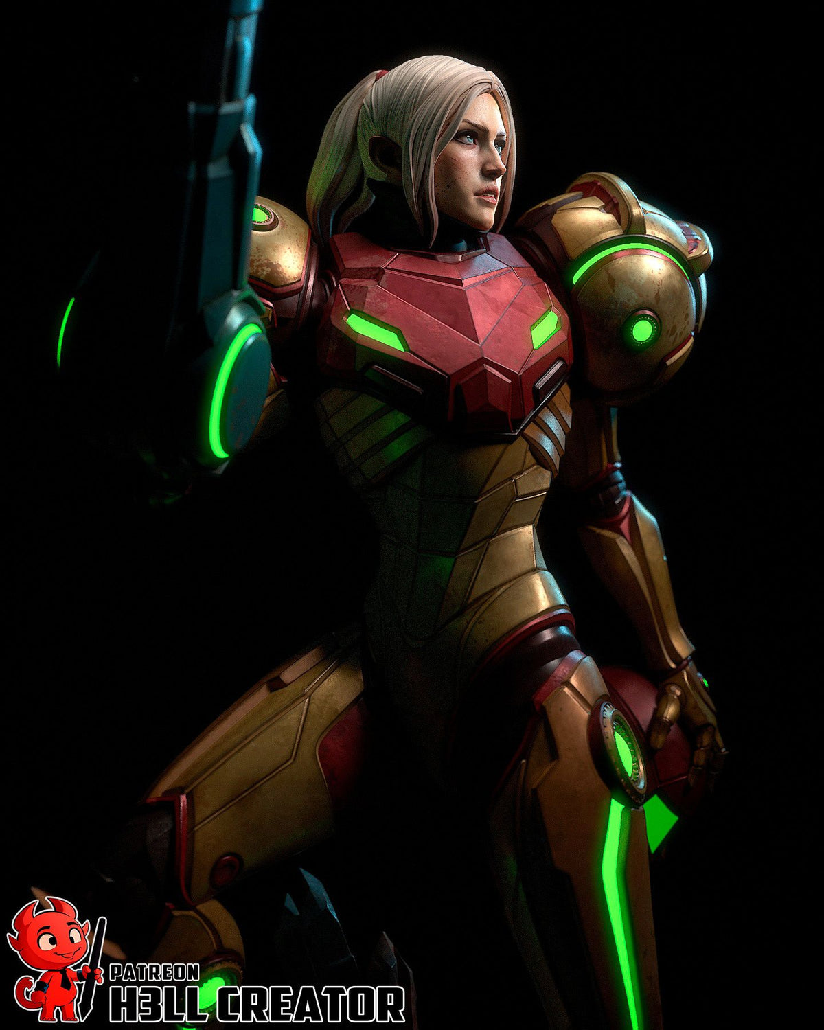 Samus - Highly Detailed Statue - Fanart
