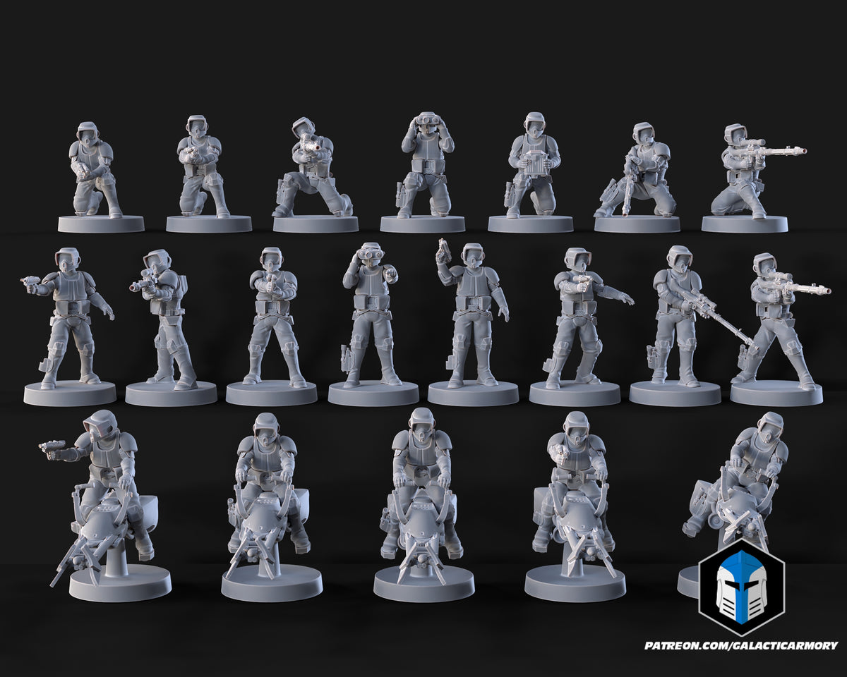 Scout Trooper Pack - Miniature