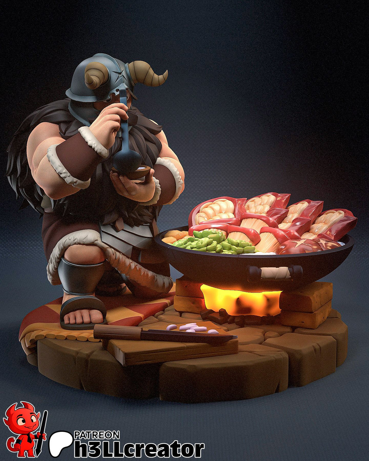 Senshi - Highly Detailed Statue - Fanart
