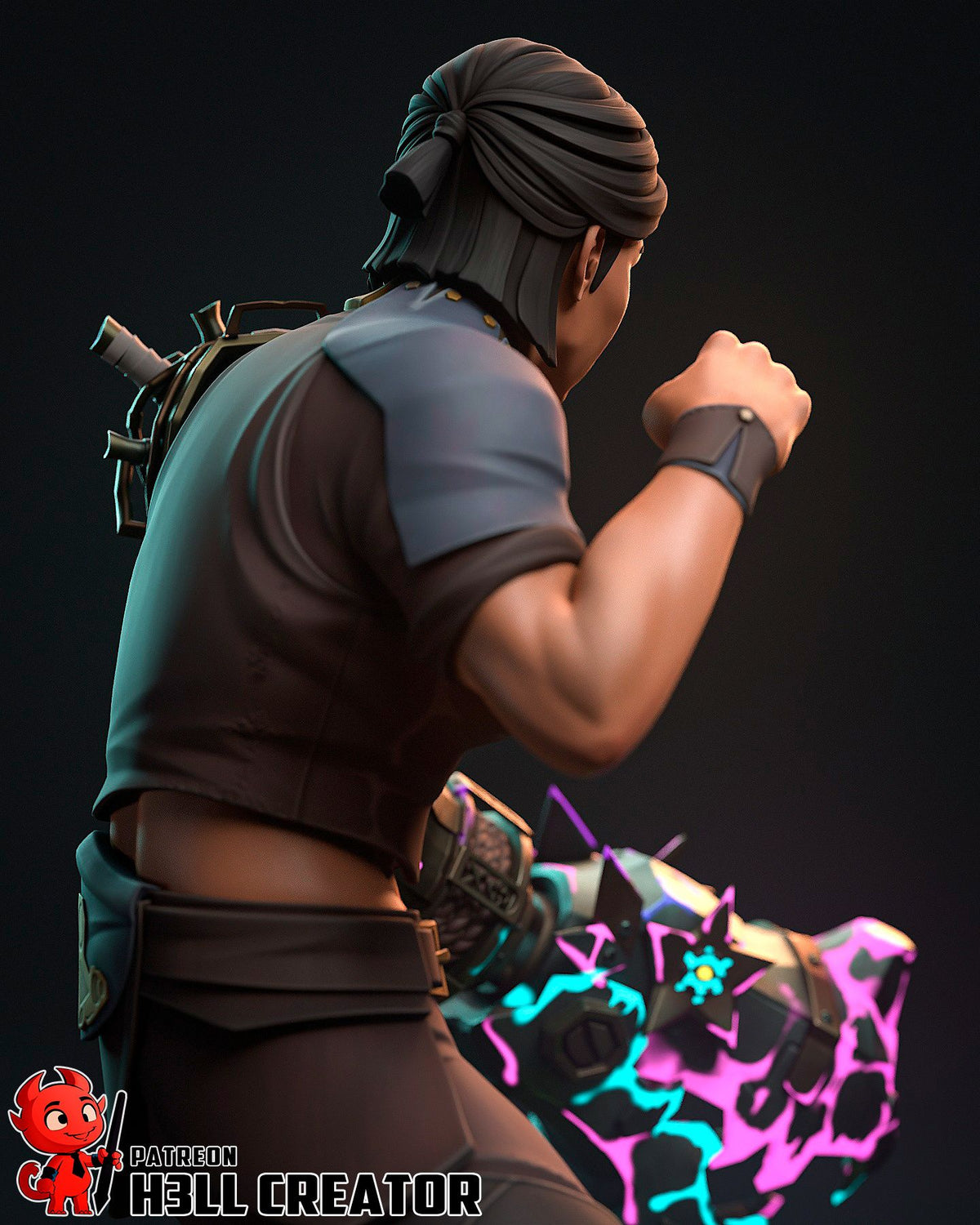 Sevika - Highly Detailed Statue - Fanart
