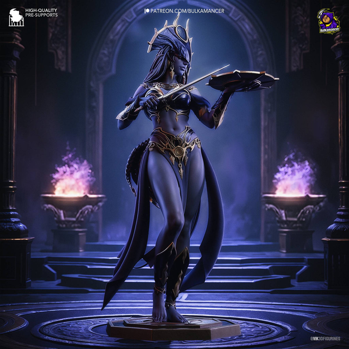 Shar - Highly Detailed Statue - Fanart