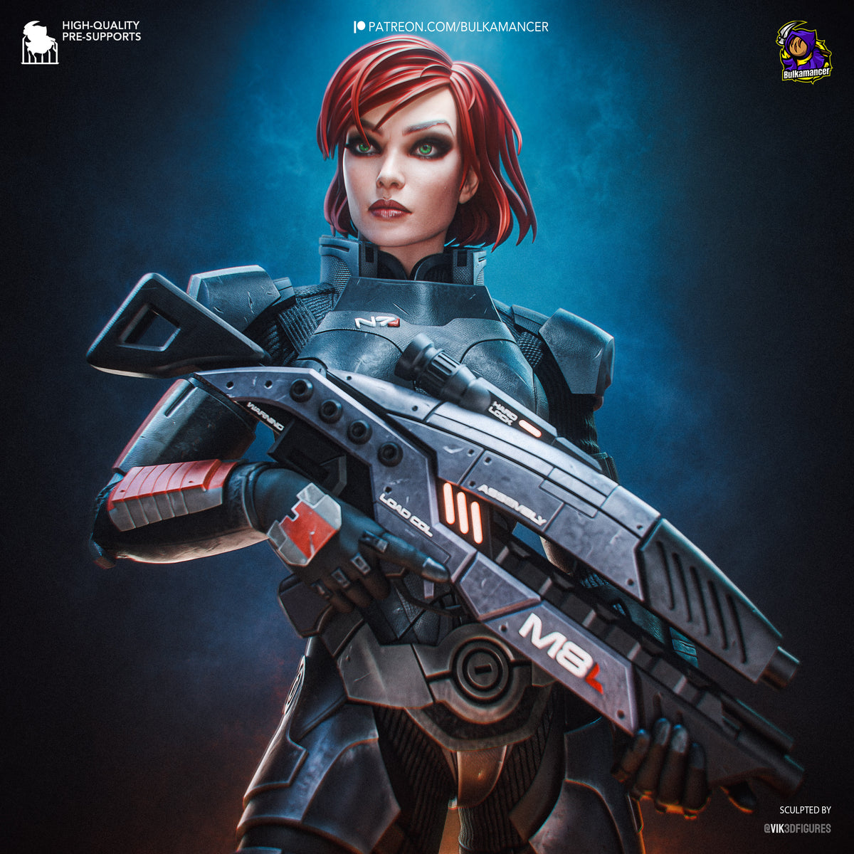 Female Shepard - Highly Detailed Statue - Fanart
