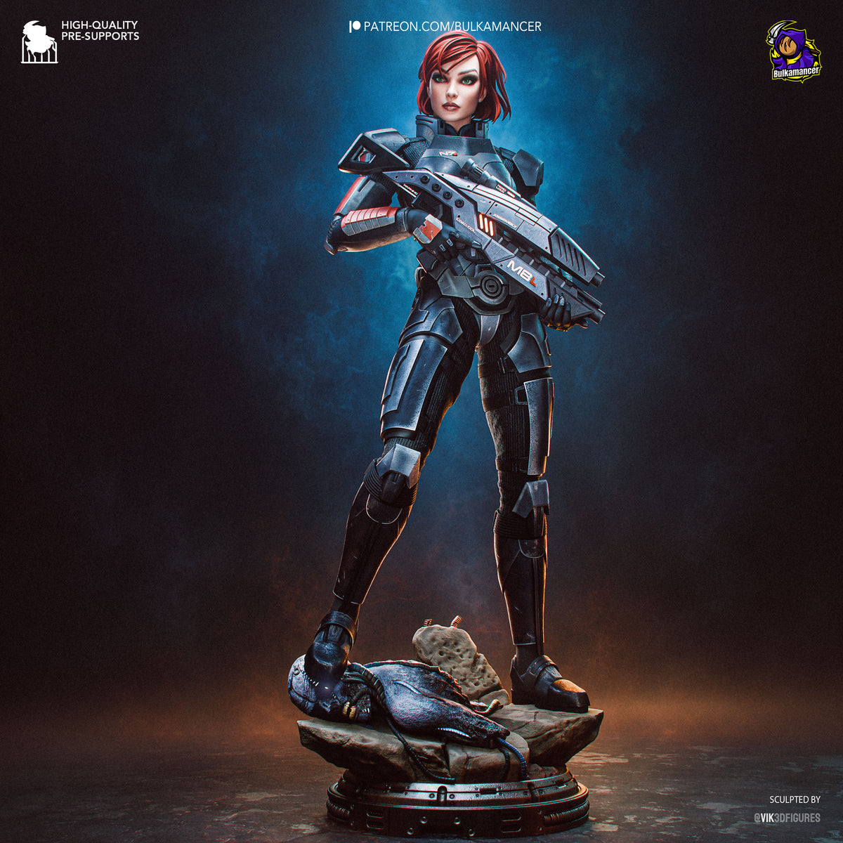 Female Shepard - Highly Detailed Statue - Fanart
