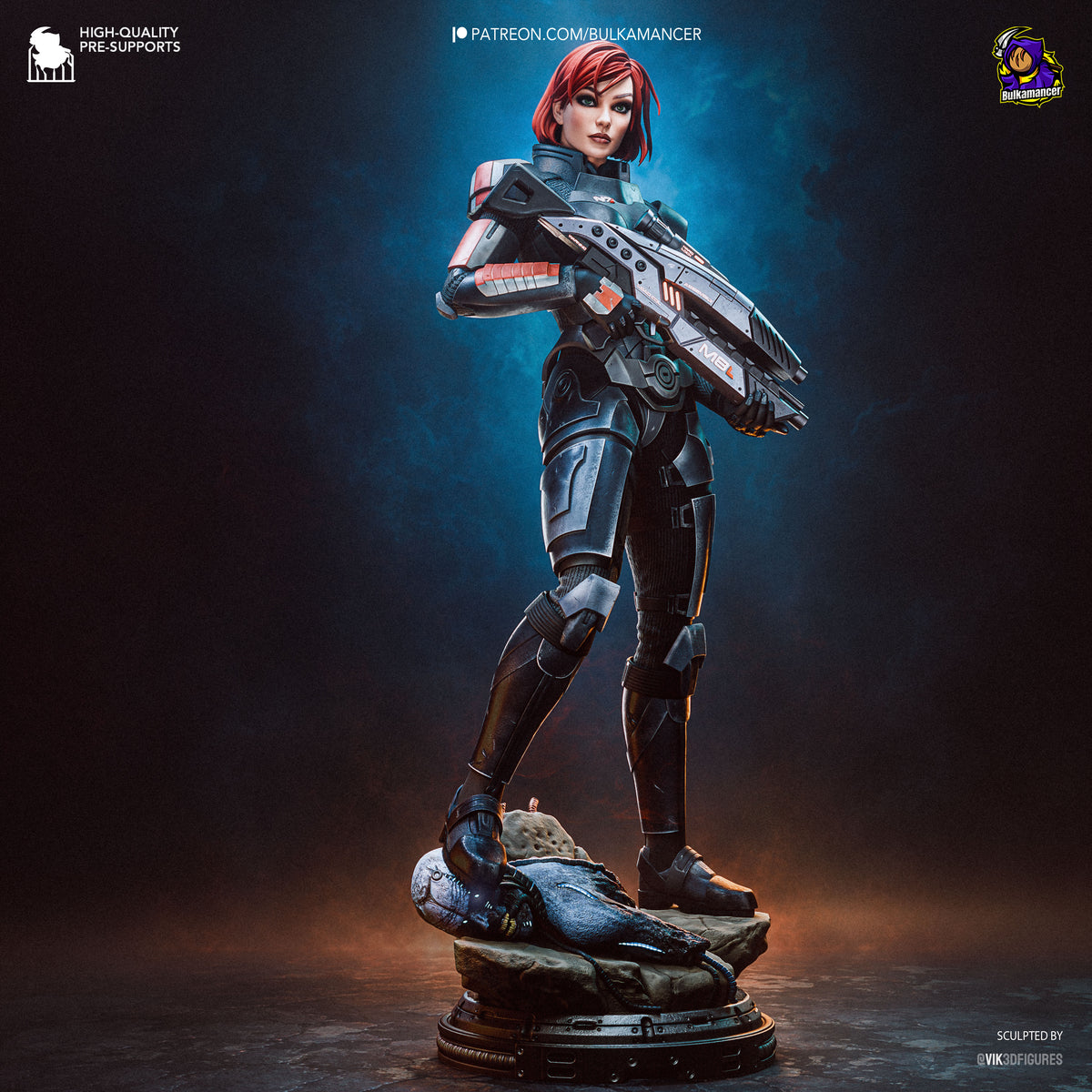 Female Shepard - Highly Detailed Statue - Fanart