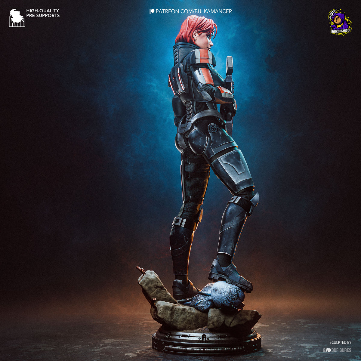 Female Shepard - Highly Detailed Statue - Fanart