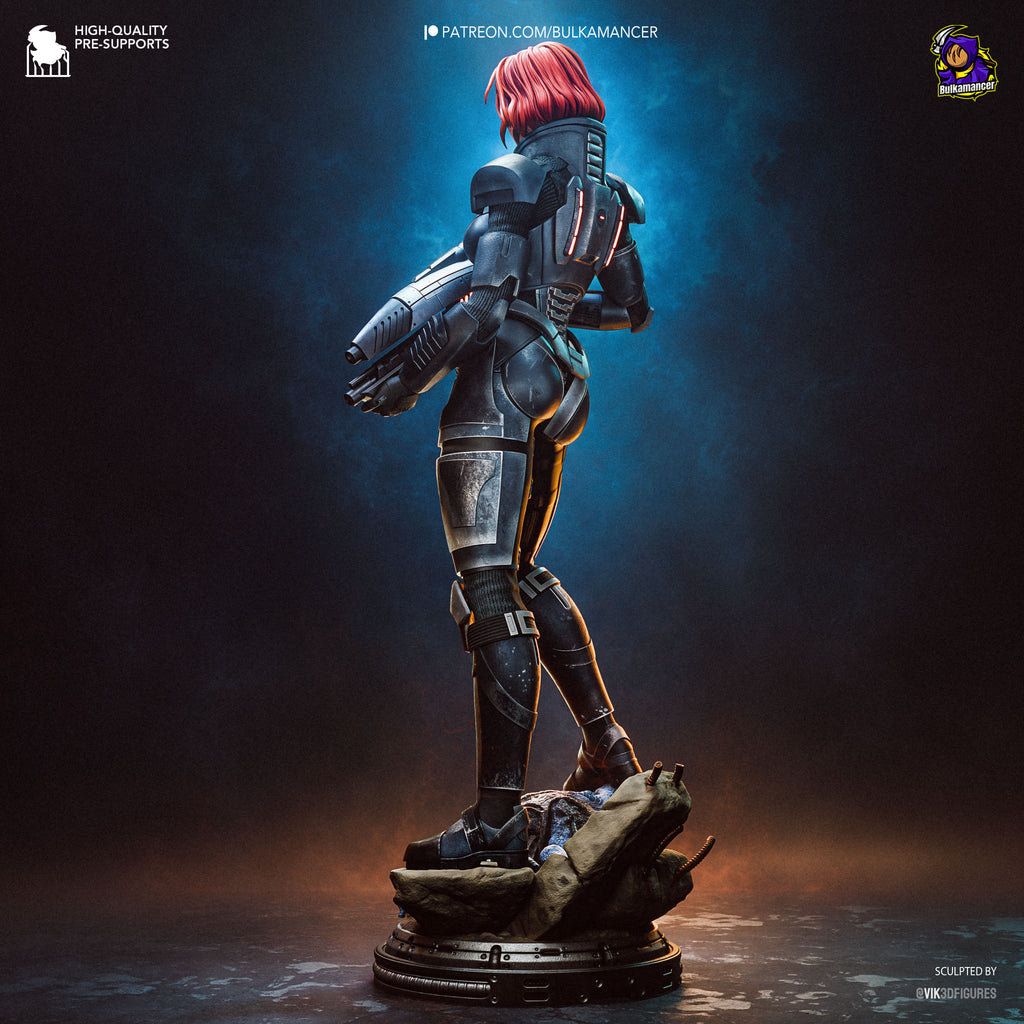 Female Shepard - Highly Detailed Statue - Fanart