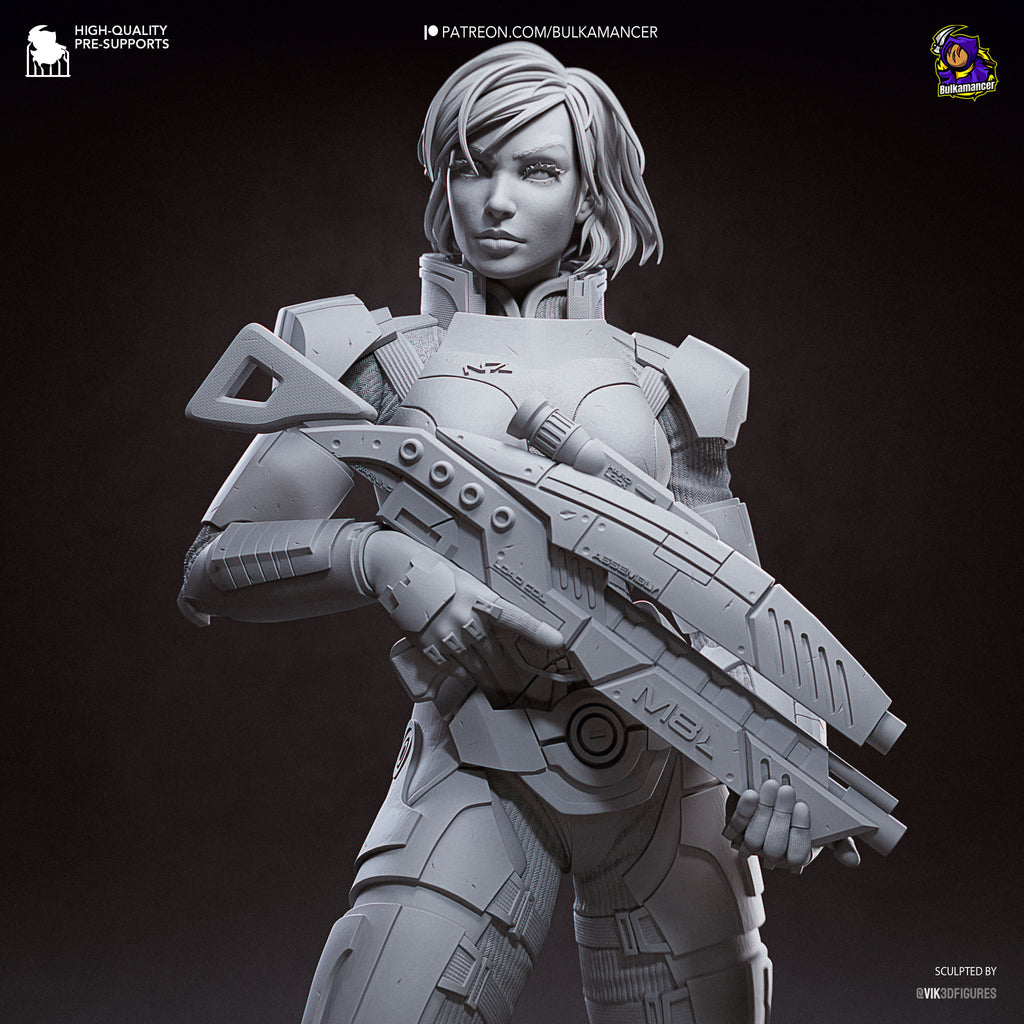 Female Shepard - Highly Detailed Statue - Fanart