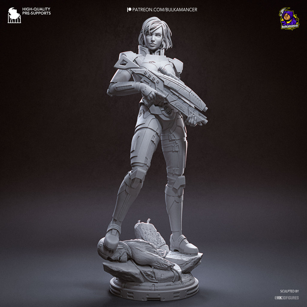 Female Shepard - Highly Detailed Statue - Fanart