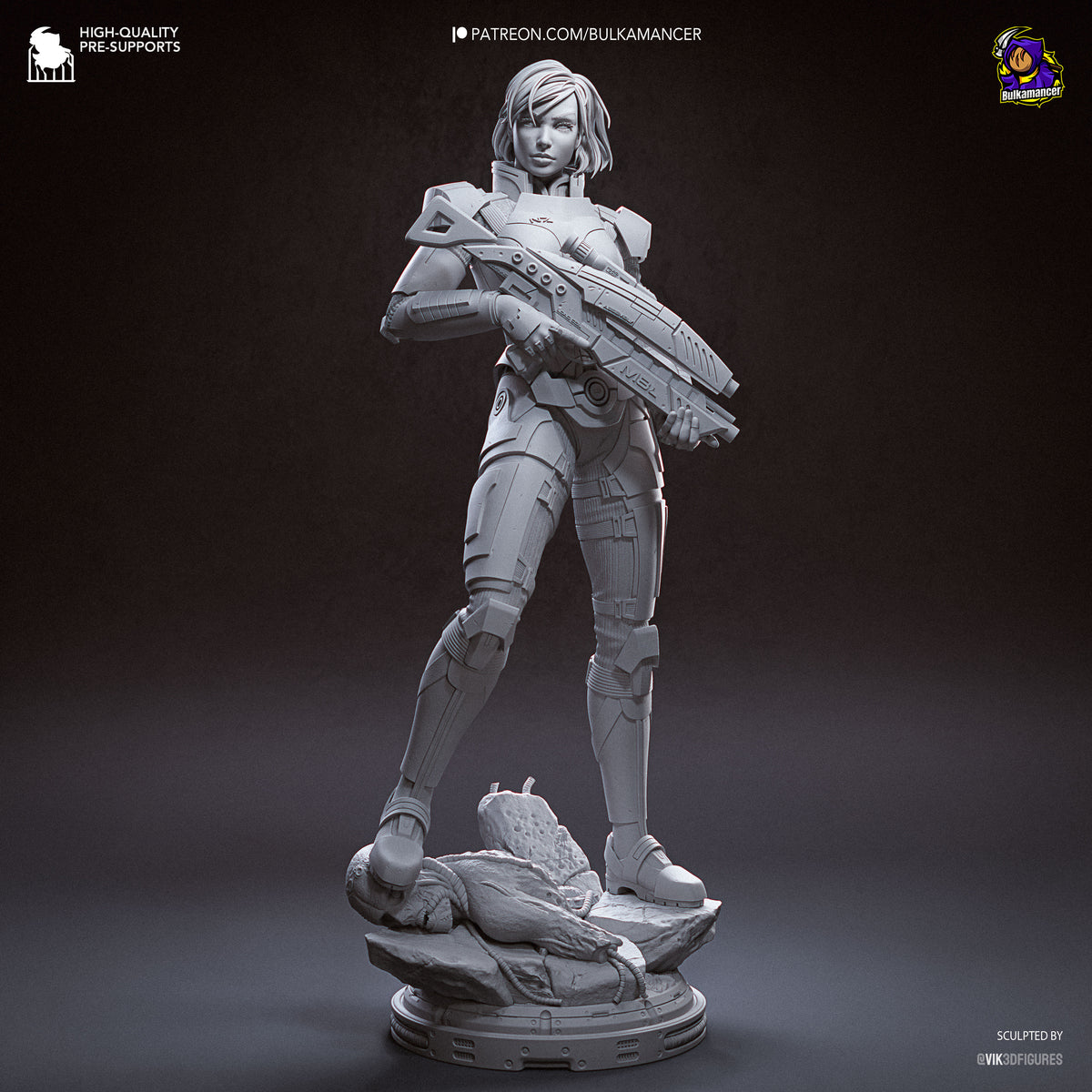 Female Shepard - Highly Detailed Statue - Fanart