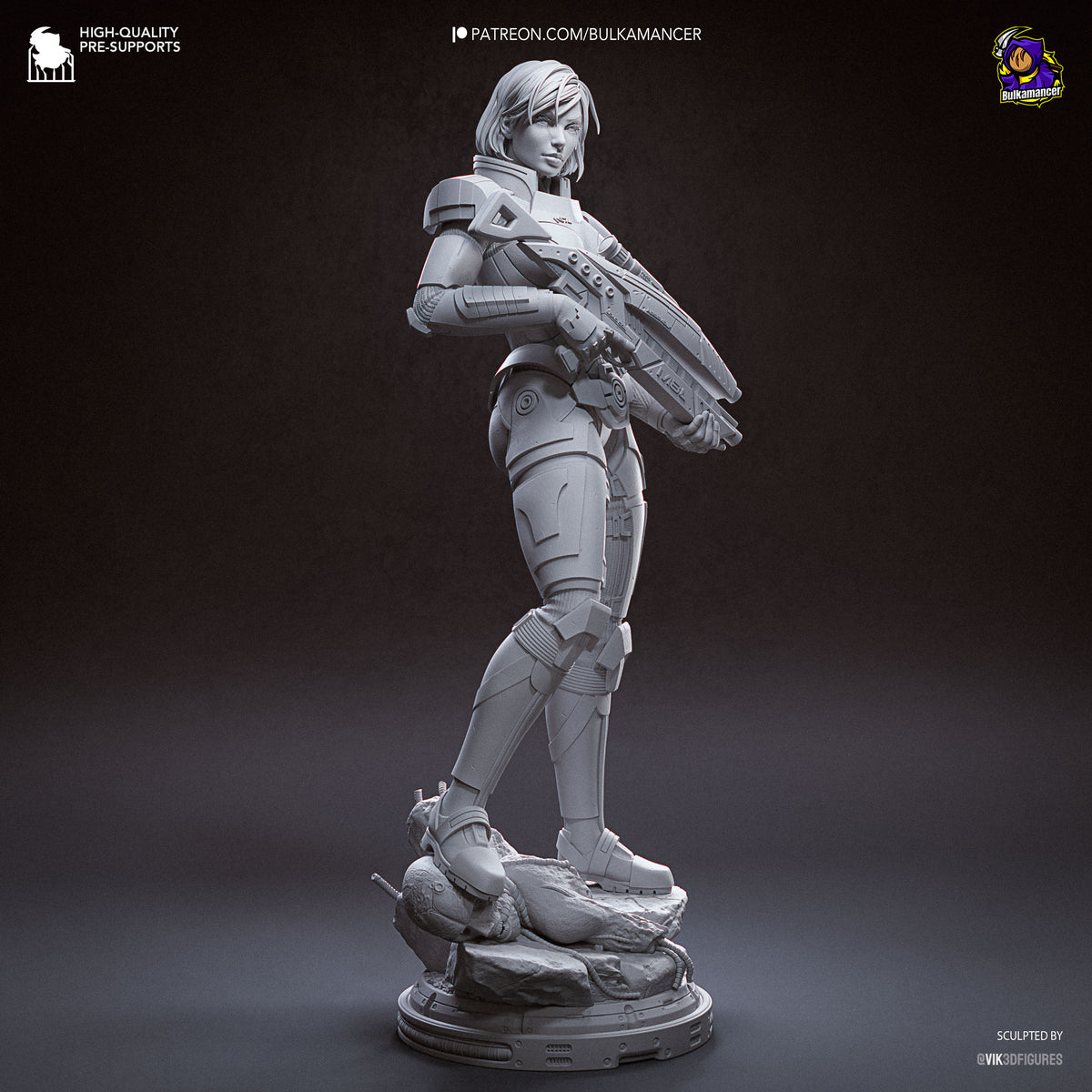 Female Shepard - Highly Detailed Statue - Fanart
