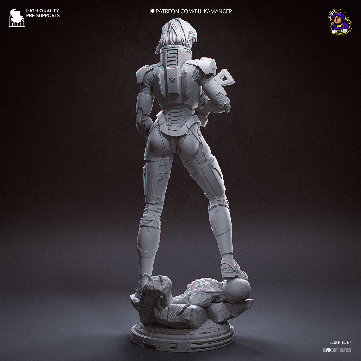 Female Shepard - Highly Detailed Statue - Fanart