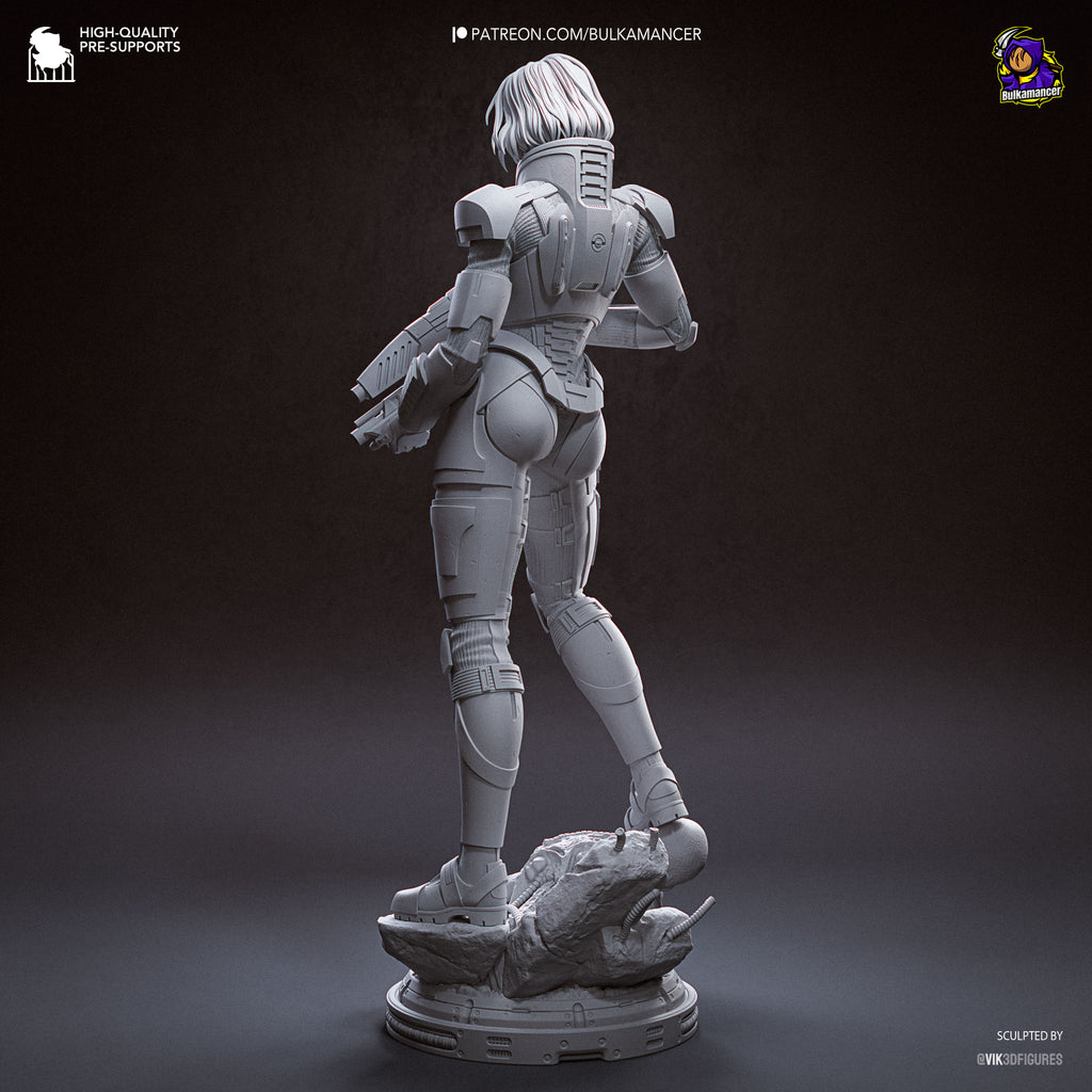 Female Shepard - Highly Detailed Statue - Fanart