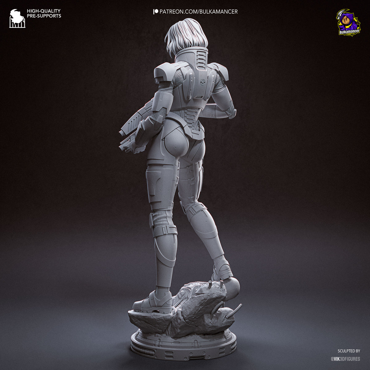 Female Shepard - Highly Detailed Statue - Fanart