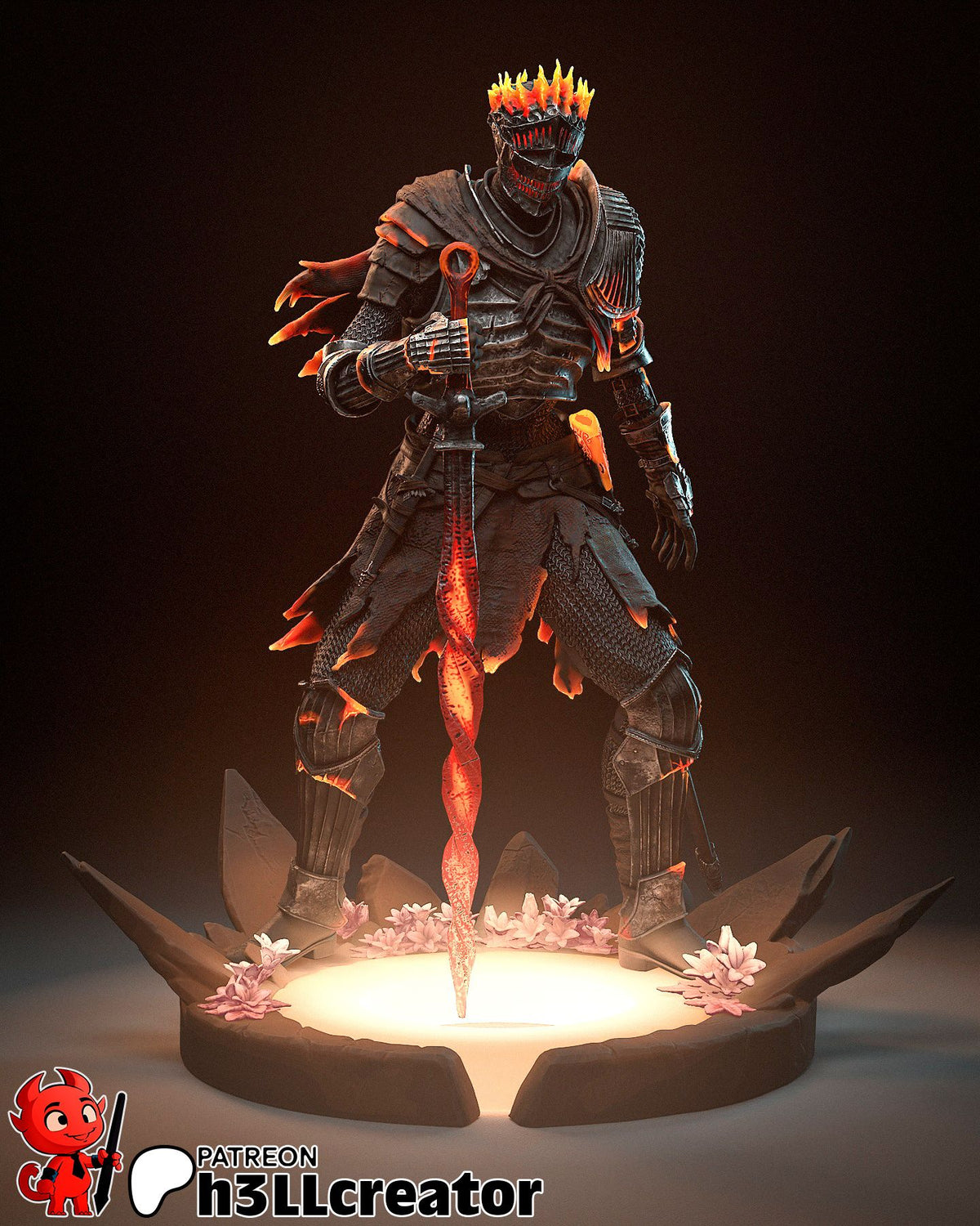 Lord of Cinder - Highly Detailed Statue - Fanart