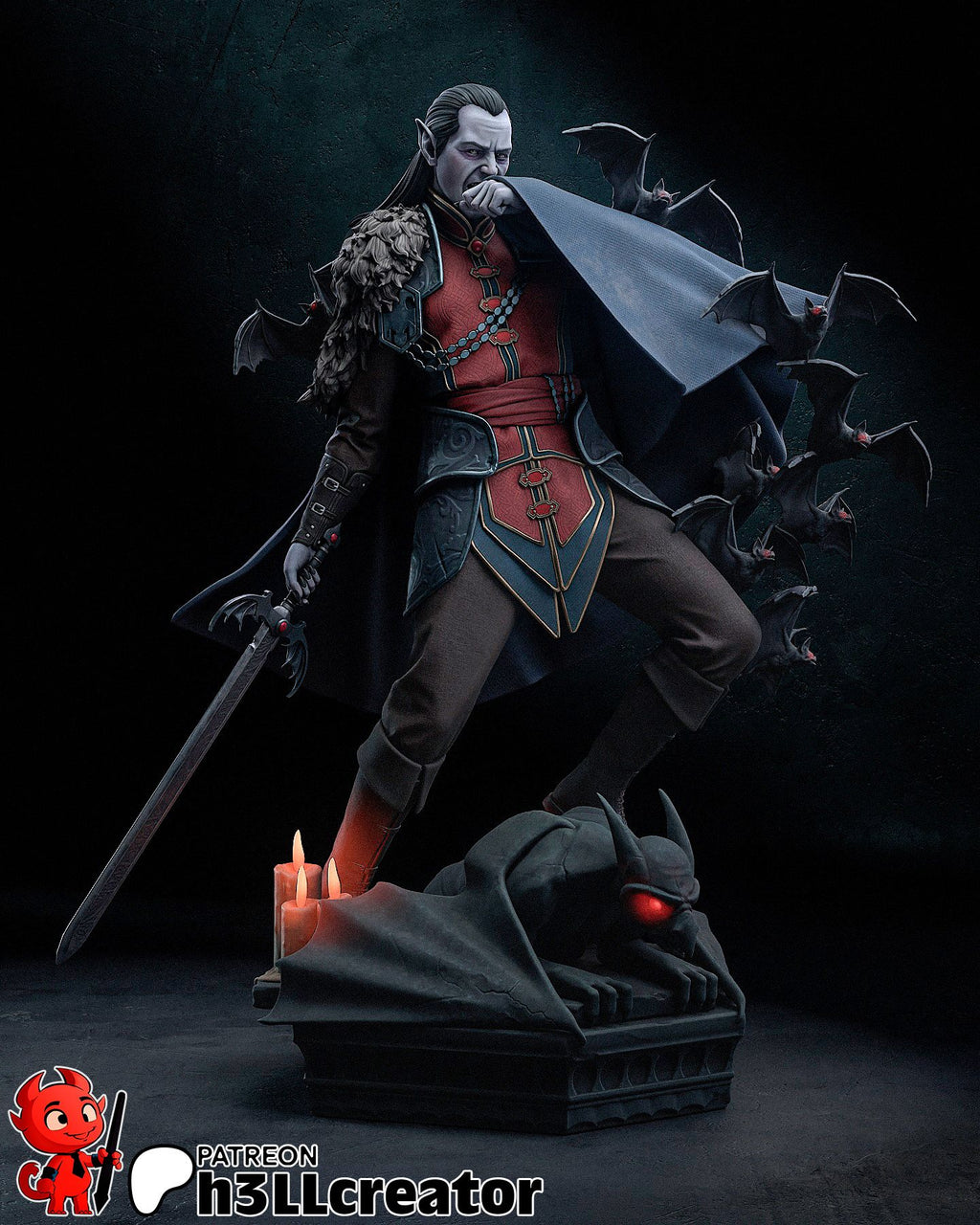 Strahd - Highly Detailed Statue - Fanart