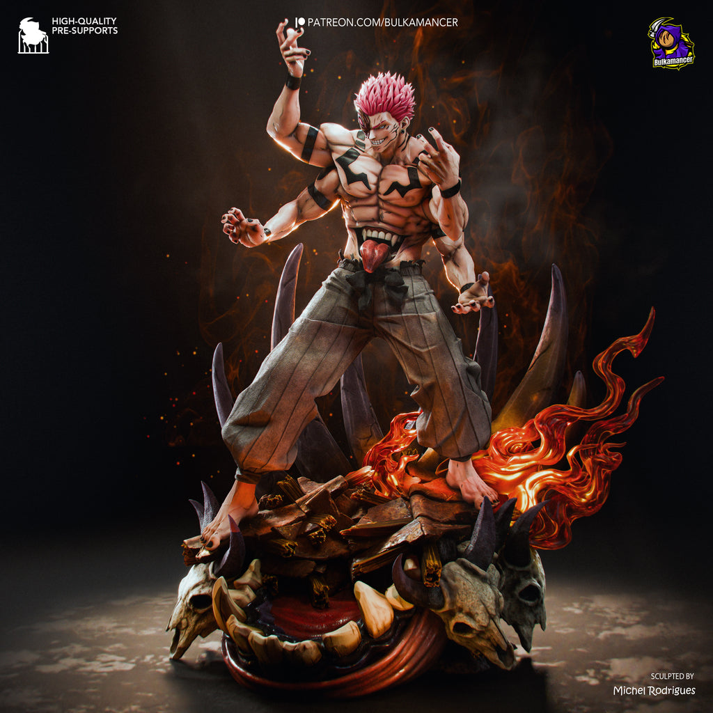 Sukuna - Highly Detailed Statue - Fanart