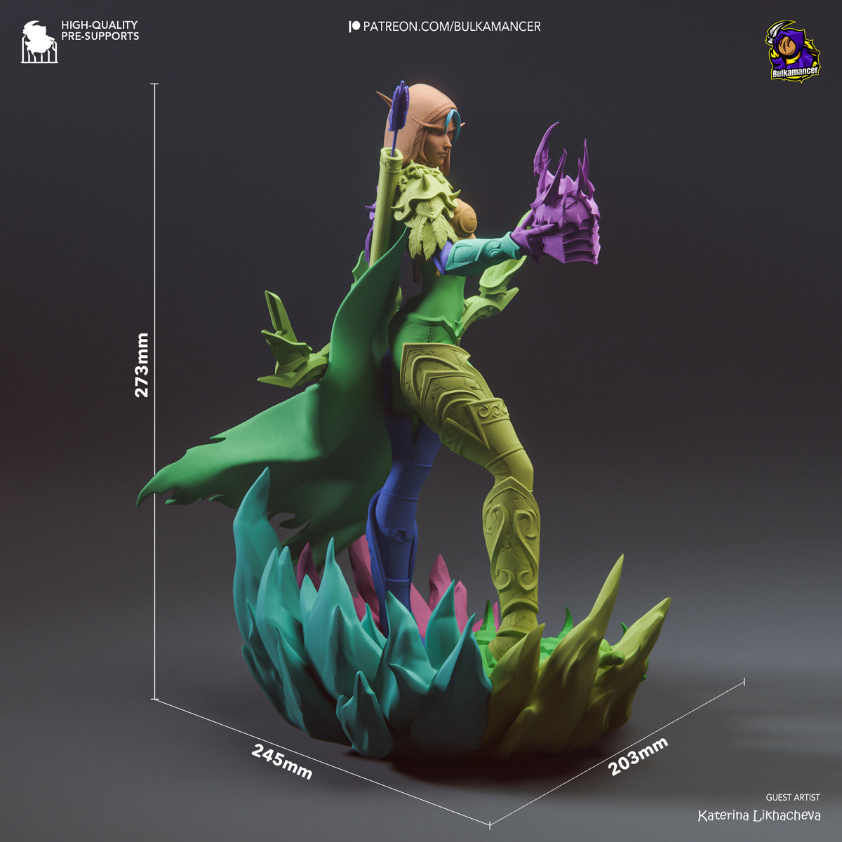 Sylvanas - Highly Detailed Statue - Fanart