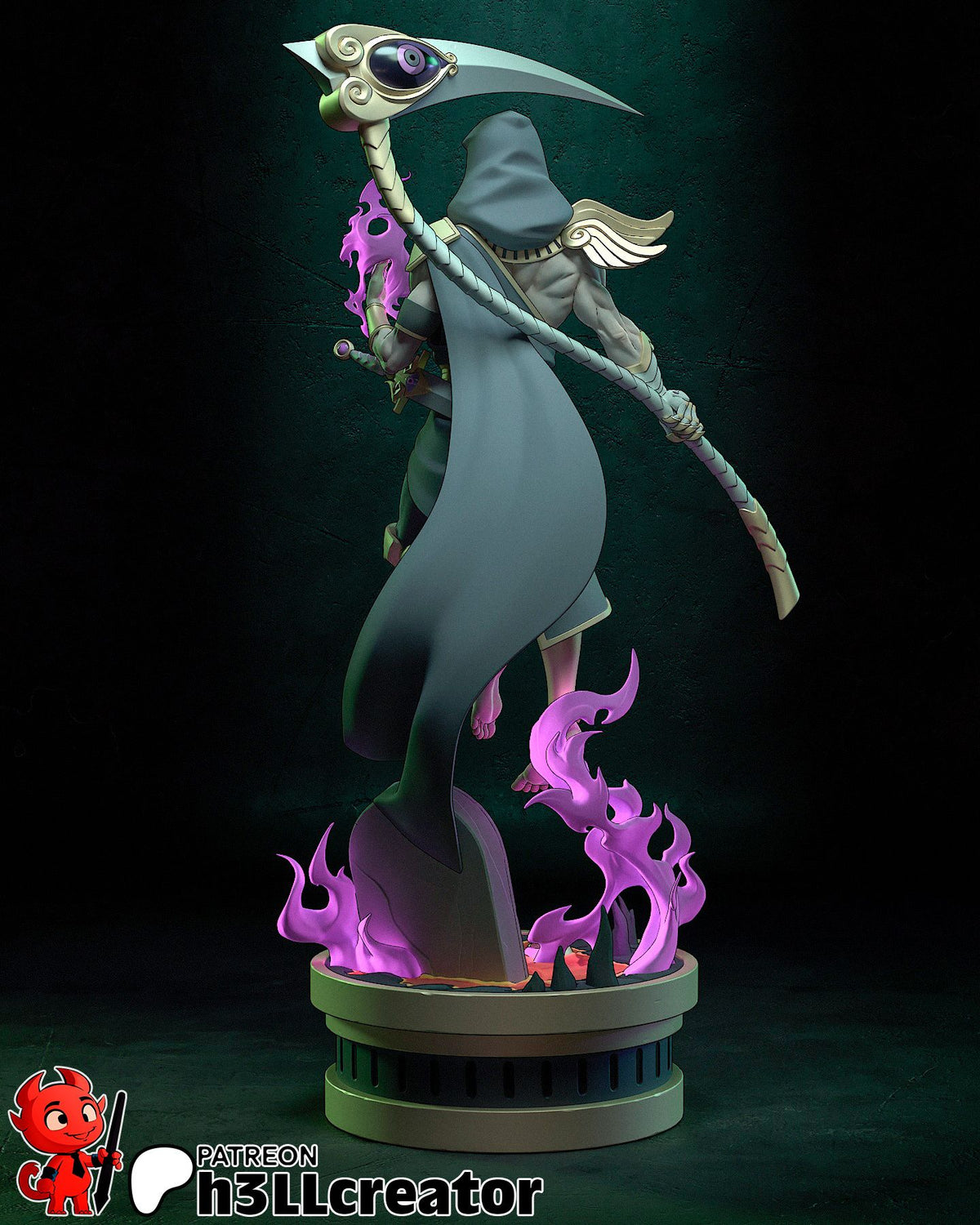 Thanatos - Highly Detailed Statue - Fanart