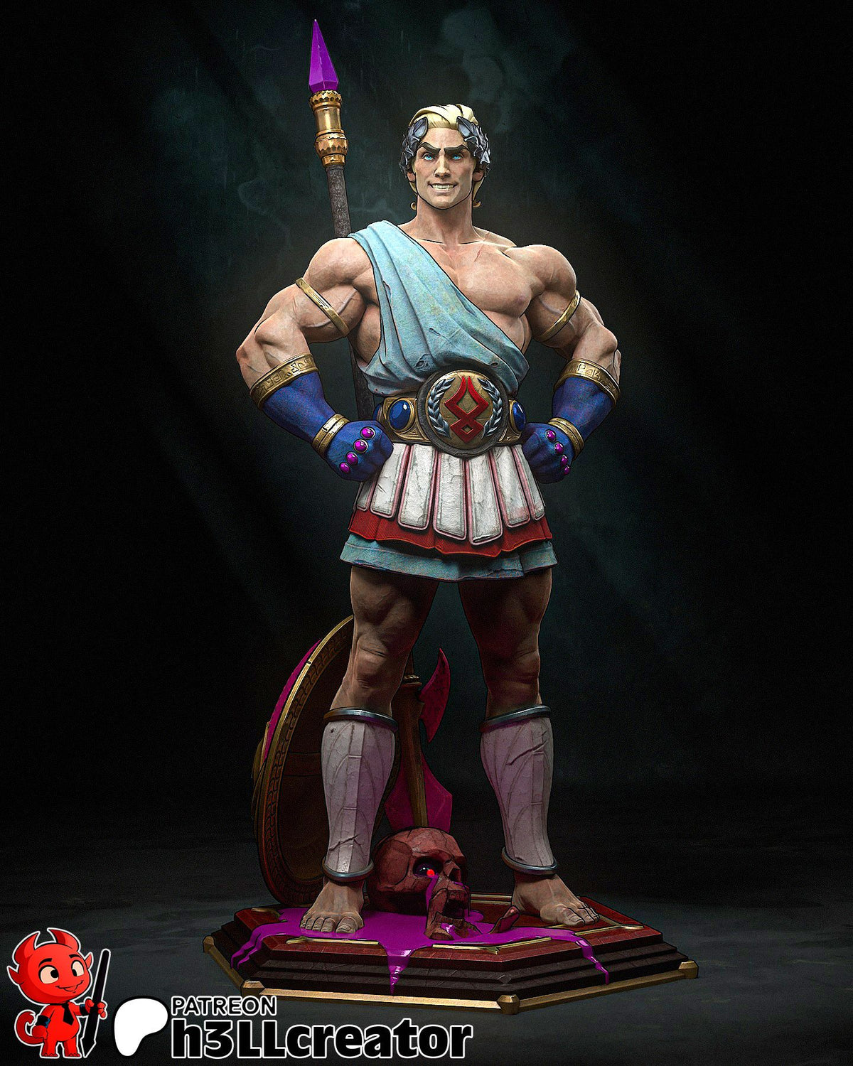 Theseus - Highly Detailed Statue - Fanart