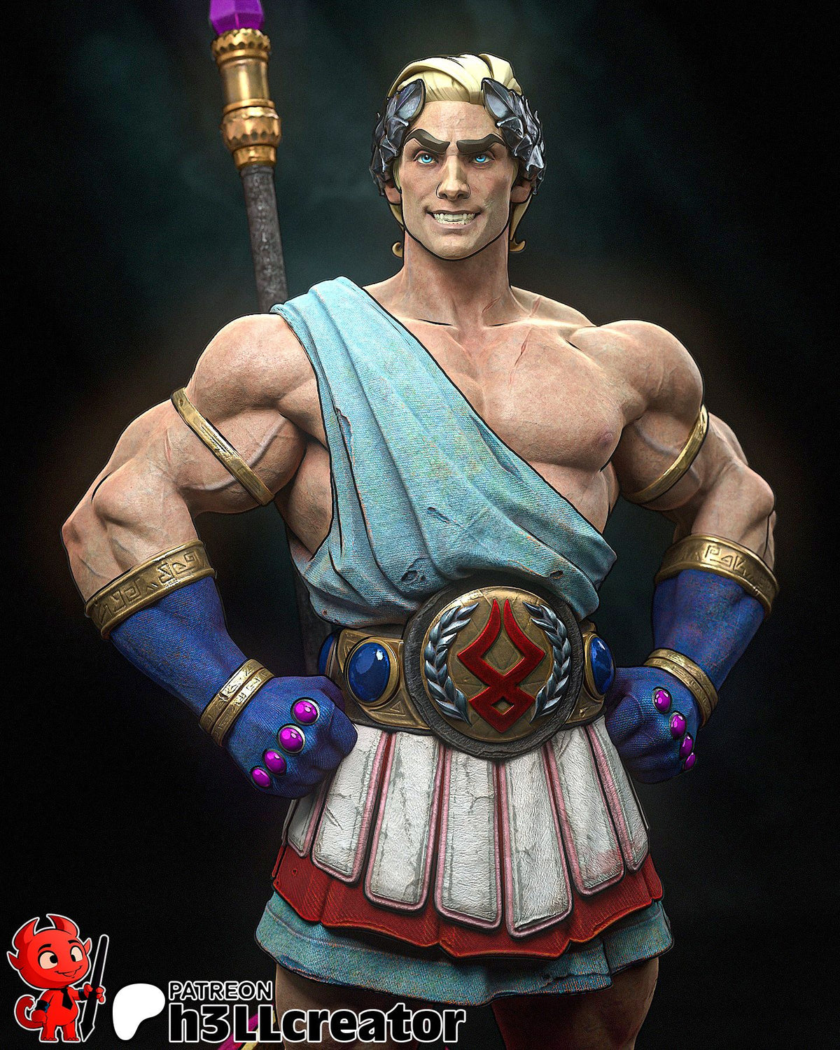 Theseus - Highly Detailed Statue - Fanart