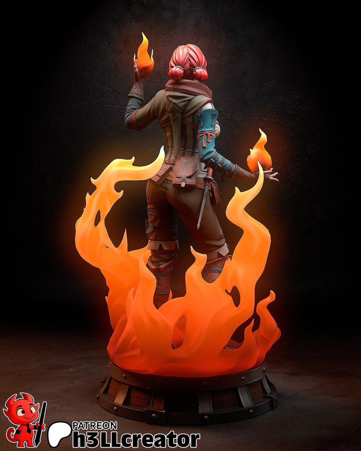 Triss Merigold - Highly Detailed Statue - Fanart