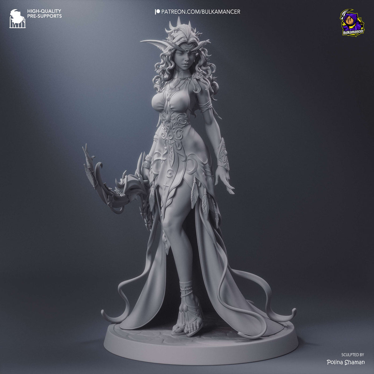 Tyrande - Highly Detailed Statue - Fanart