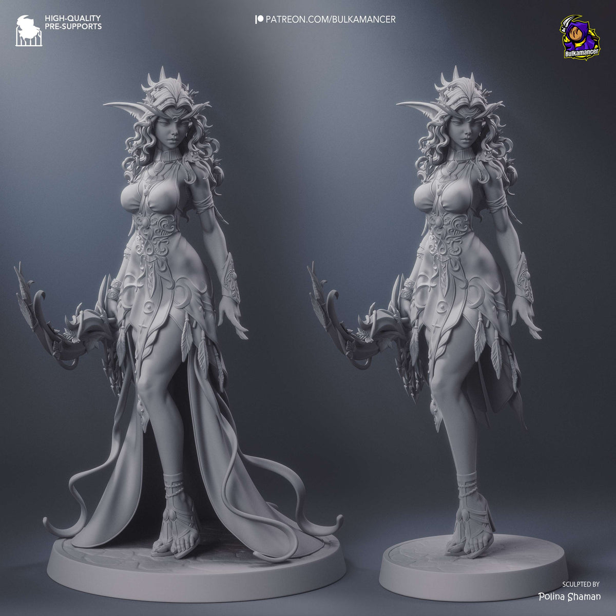 Tyrande - Highly Detailed Statue - Fanart