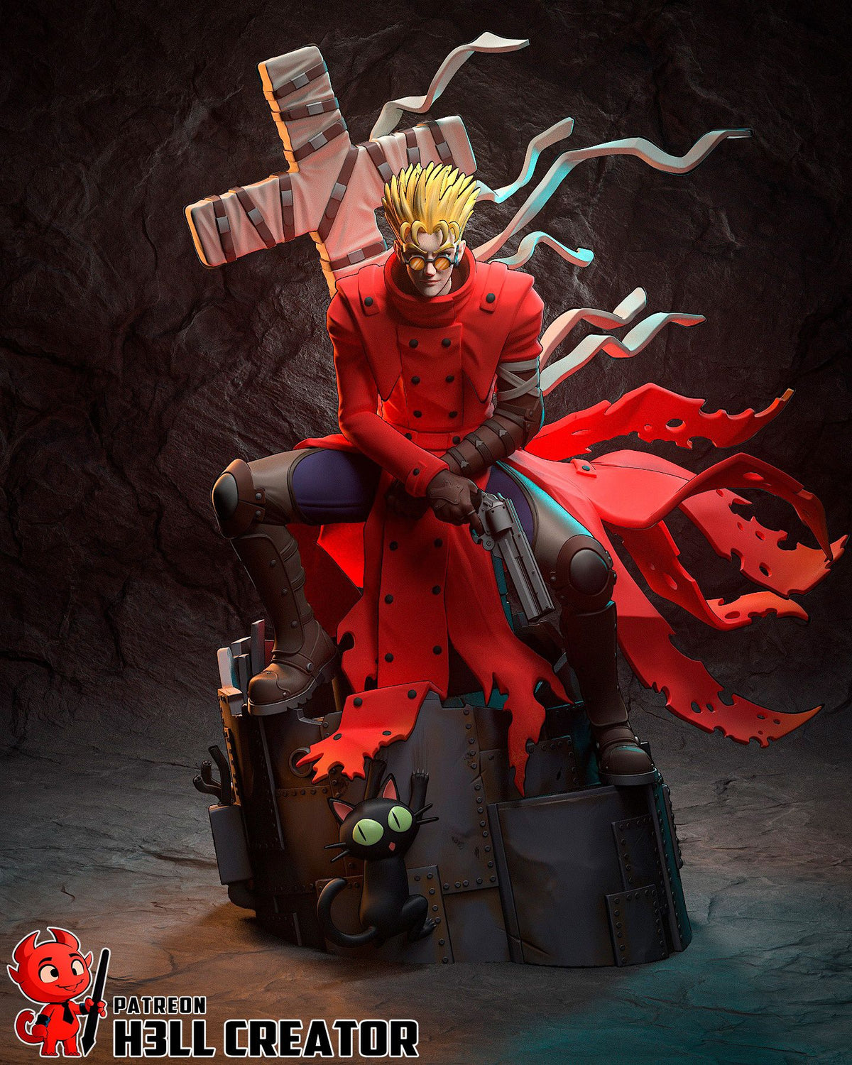 Vash - Highly Detailed Statue - Fanart