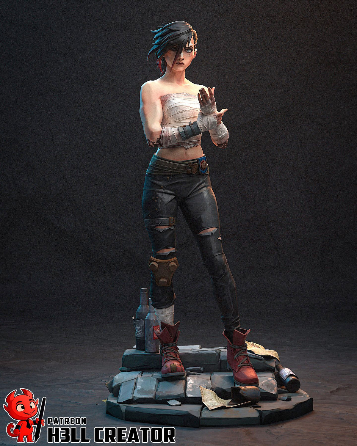 Vi - Highly Detailed Statue - Fanart
