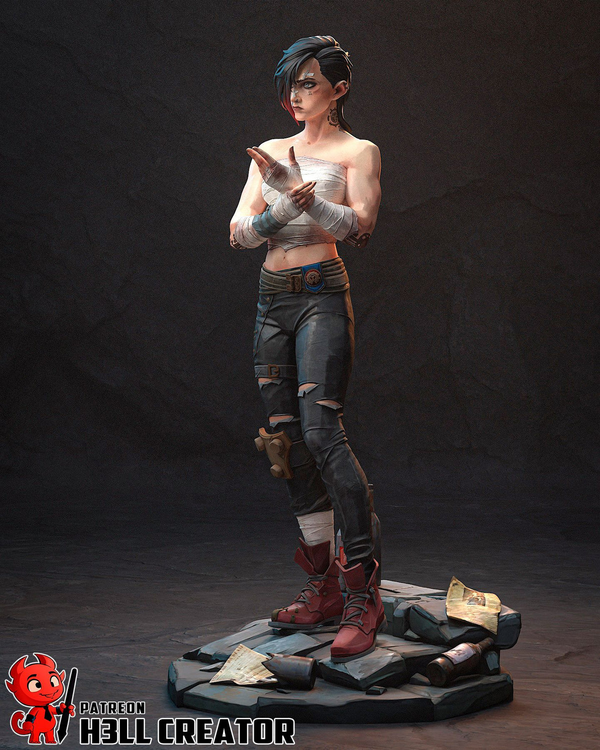 Vi - Highly Detailed Statue - Fanart